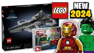 LEGO Marvel Helicarrier amp Iron Man Summer 2024 Sets OFFICIALLY Revealed [upl. by Yenoh]