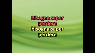 Rokes  Bisogna saper perdere  KARAOKE [upl. by Jem]