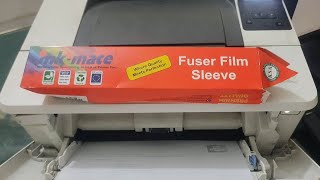 HP LaserJet Printer Fuser Film Sleeve Replacement  How to replace Fuser Film Sleeve of HP Printer [upl. by Adrell35]