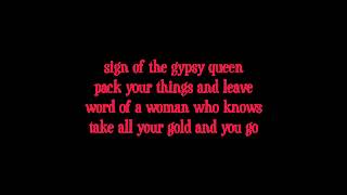 April Wine  Sign of the Gypsy Queen Lyrics [upl. by Atinrev159]