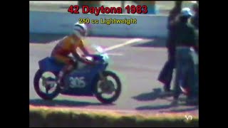 Con Law the 42nd Annual Daytona 250 cc Lightweight 1983 [upl. by Murry]