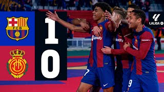 FC BARCELONA 1 vs 0 MALLORCA  LALIGA 202324 MD28 [upl. by Greggs174]