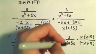 Simplifying Complex Fractions  Ex 2 [upl. by Rosabel]