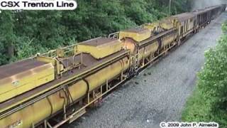 Harsco Track Technologies Railgrinder on CSX Trenton Line June 3 2009 [upl. by Alaekim]