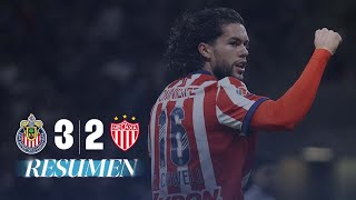 CHIVAS 32 NECAXA J13  FEROZ REMONTADA del REBAÑO [upl. by Hannej]