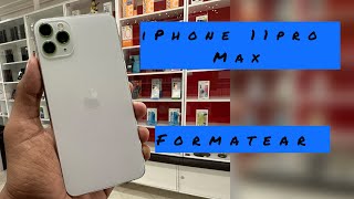 iPhone 11 pro max como formatear COMO BORRAR iPhone [upl. by Nevai817]