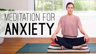 Meditation for Anxiety  Yoga With Adriene [upl. by Lyrac]