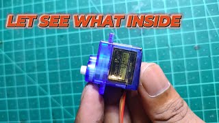 What is inside Micro Servo Motor⚡⚡ [upl. by Lucic]