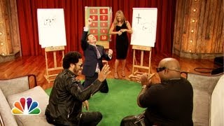 Pictionary with Jennifer Aniston Lenny Kravitz and CeeLo Green Part 2 [upl. by Pattison]