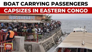 Cape Verde Harbor Fishing boat is capsized by a big wave [upl. by Phip]