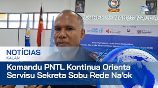 KomJer PNTL Kontinua Orienta Servisu Sekreta Sobu Rede Na’ok Motór Iha Territóriu Nasionál [upl. by Irrahs]