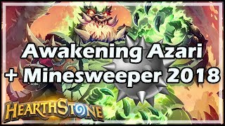 Hearthstone Awakening Azari  Minesweeper 2018 [upl. by Ennovy]