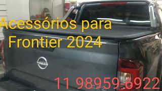 Acessórios para Nissan Frontier 2024  Capota Marítima  Santo Antonio  Protetor de Caçamba Frontie [upl. by Omle]