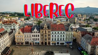 CZECHIA  Walking at Liberec From Town Hall By Walk n Watching [upl. by Mullen]