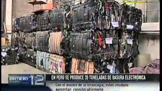 En el Perú se producen 20 toneladas de basura electrónica  Canal N [upl. by Nalaf988]