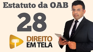 Estatuto da OAB  Aula 28  Idoneidade Moral do Candidato  Art 8º §3º do EOAB [upl. by Erdei971]