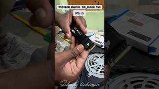 How to install 2TB SSD in your PS5 Shorts ps5 gaming ssd wdblack [upl. by Rustie]