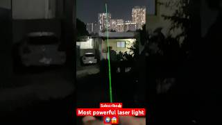 Most powerful laser light green laser pointer laserlight powerful music youtubesubscription [upl. by Oleic]