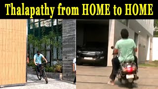 Thalapathy Vote Casting  From HOME to HOME FULL VIDEO  MASS ENTRY actorvijay thalapathi [upl. by Onahpets767]