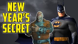 Batman Arkham Citys New Years Secret Easter Egg [upl. by Ydnew17]