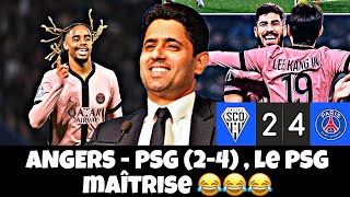 ANGERS  PSG 24  LE PSG MAÎTRISE 😂😂😂 [upl. by Brigette]