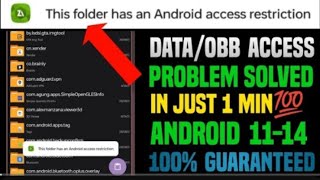 Zarciver Data And OBB file problem 101 Solve ony on one Minute  Techo Modder [upl. by Larrie117]