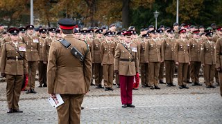 Remembrance Parade at NATO Forward Holding Base Sennelager [upl. by Laertnom]