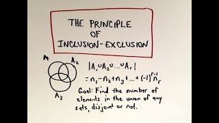 The Principle of Inclusion Exclusion  Part 1 [upl. by Moishe61]