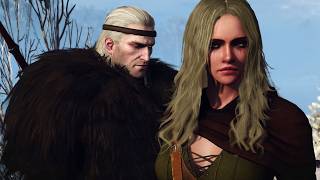 Book Geralt Spends Time With Ciri  The Witcher 3 Heavily Modded [upl. by Yasmar744]