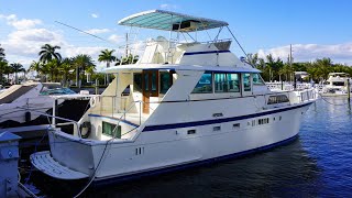 Hatteras 53 Yacht Fisherman for sale   169000 [upl. by Cruz]