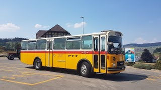 Historische Postauto Linie von Biglen via Moosegg nach Emmenmatt [upl. by Nobe]