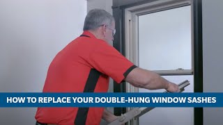 How to Replace Your DoubleHung Window Sashes [upl. by Ahsiniuq]