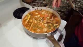 Как Владимир готовил seafood stew  Tatiana amp Vladimir [upl. by Einafit]