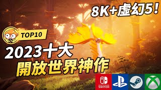 【TOP10】2023十大必玩開放世界遊戲  8K畫質   Switch PS5 Xbox Steam [upl. by Acinhoj]