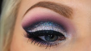 New Years Eve Look 2  White Glitter CutCrease [upl. by Iverson]