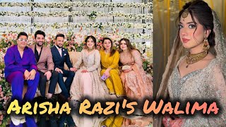 Arisha Razi Walima VLOG 🥰 Arisha Razi Entry  Arisha Razi Khan [upl. by Camfort]