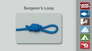 Surgeons Loop Knot  How to Tie a Surgeons Loop Knot [upl. by Namzzaj866]