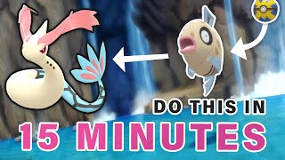 Where to get a Feebas and How to Evolve into Milotic ► Pokemon Brilliant Diamond  BDSP [upl. by Suzzy34]