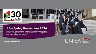 2024 Unisa Spring Graduation  11 October 2024  1400 PM Ceremony [upl. by Namrej]