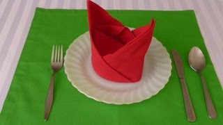 Napkin Folding  The Crown [upl. by Strohben]