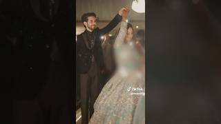 Shaheer and Hafsa walima highlights lollywood couple wedding tiktoker shafsa reception [upl. by Haduj]