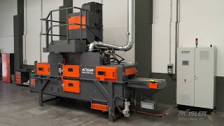 RSAB wire mesh belt blast machine 470 T22 [upl. by Platus30]