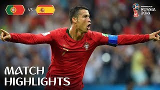 Portugal v Spain  2018 FIFA World Cup  Match Highlights [upl. by Lerat]