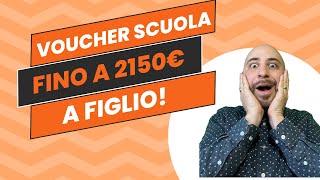 Voucher scuola [upl. by Taylor]