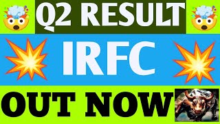 Irfc Q2 Results 2025  Irfc Results Today  Irfc share news today  Irfc latest news [upl. by Sidhu]