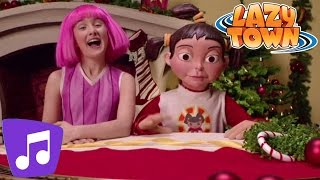 Lazy Town  I Love Xmas Music Video [upl. by Garate773]