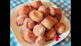 FRITTELLE DI RICOTTA CON CUORE CREMOSO  CASTAGNOLE DI CARNEVALE ALLA RICOTTA  SOFFICI E GUSTOSE [upl. by Otrebogir]