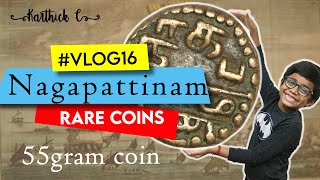 Nagapattinam  Nagapatnam  mint Coins  Dutch in India  one of the Heaviest coin [upl. by Malina354]