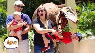 Watch Them Scream Dinosaur Edition  Try Not to Laugh  AFV 2019 [upl. by Etneciv432]