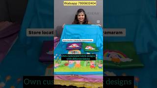 Own customized fabric designs  different ideas divyakiranvlogs cndufabrics fabrics [upl. by Kowal]